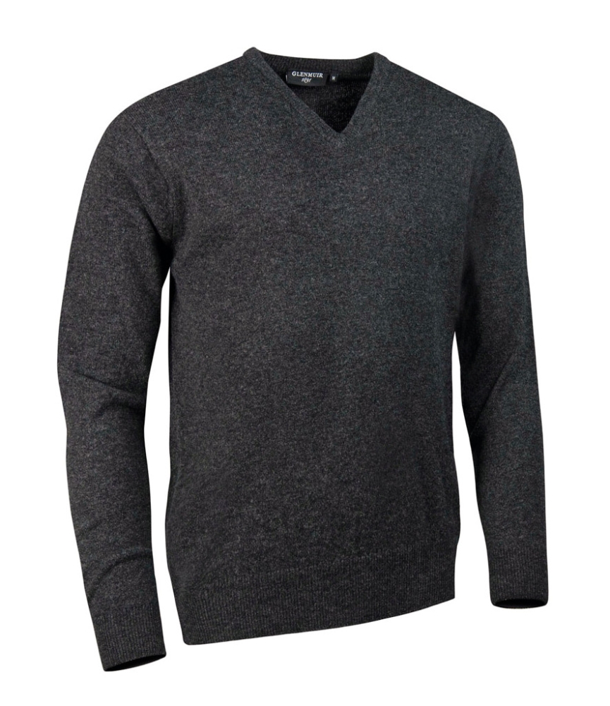 Glenmuir V Neck Lambswool Sweater