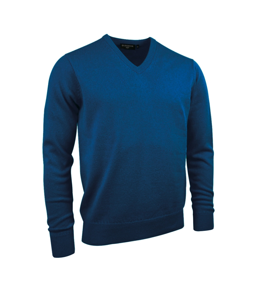 Glenmuir V Neck Lambswool Sweater