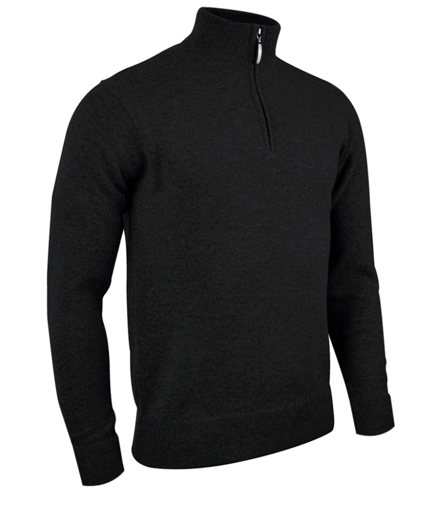 Glenmuir Zip Neck Lambswool Sweater