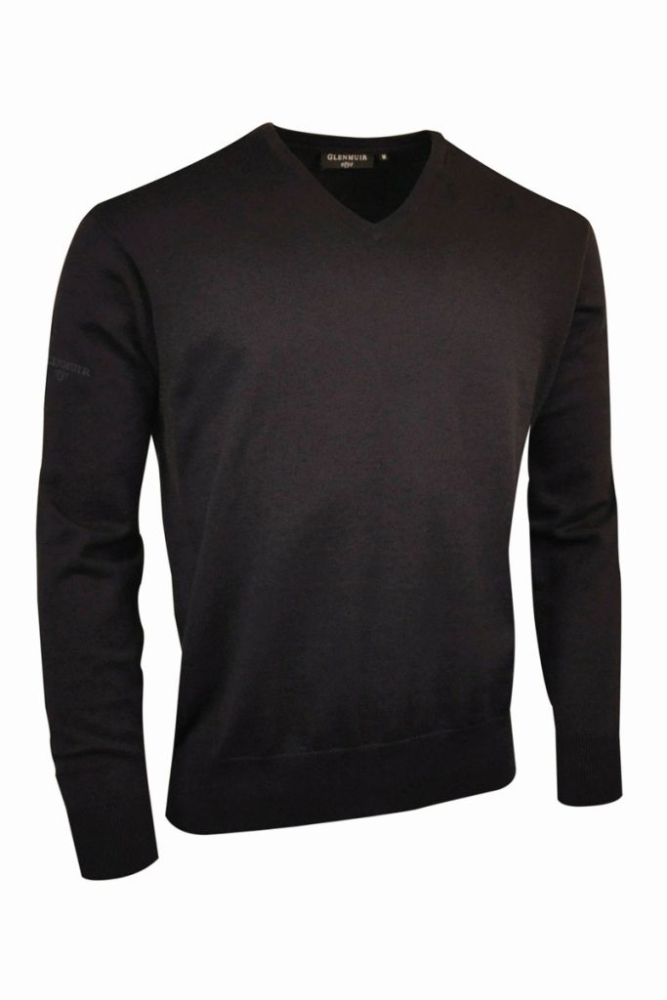 Glenmuir V Neck Cotton Sweater