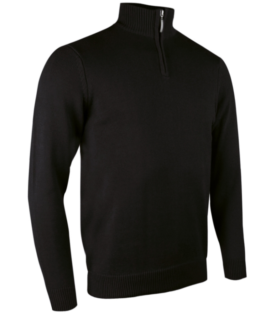 Glenmuir Zip Neck Cotton Sweater