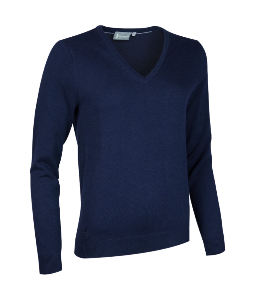 Glenmuir Ladies V Neck Cotton Sweater