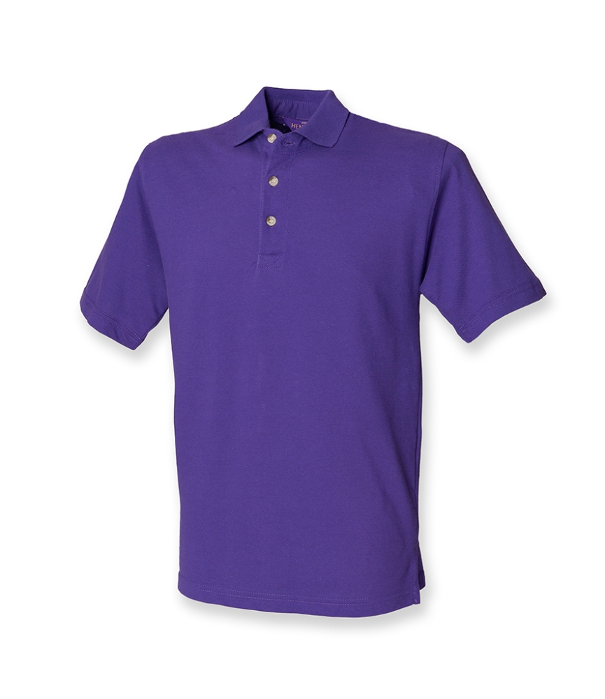 Henbury Classic Heavy Cotton Piqué Polo Shirt