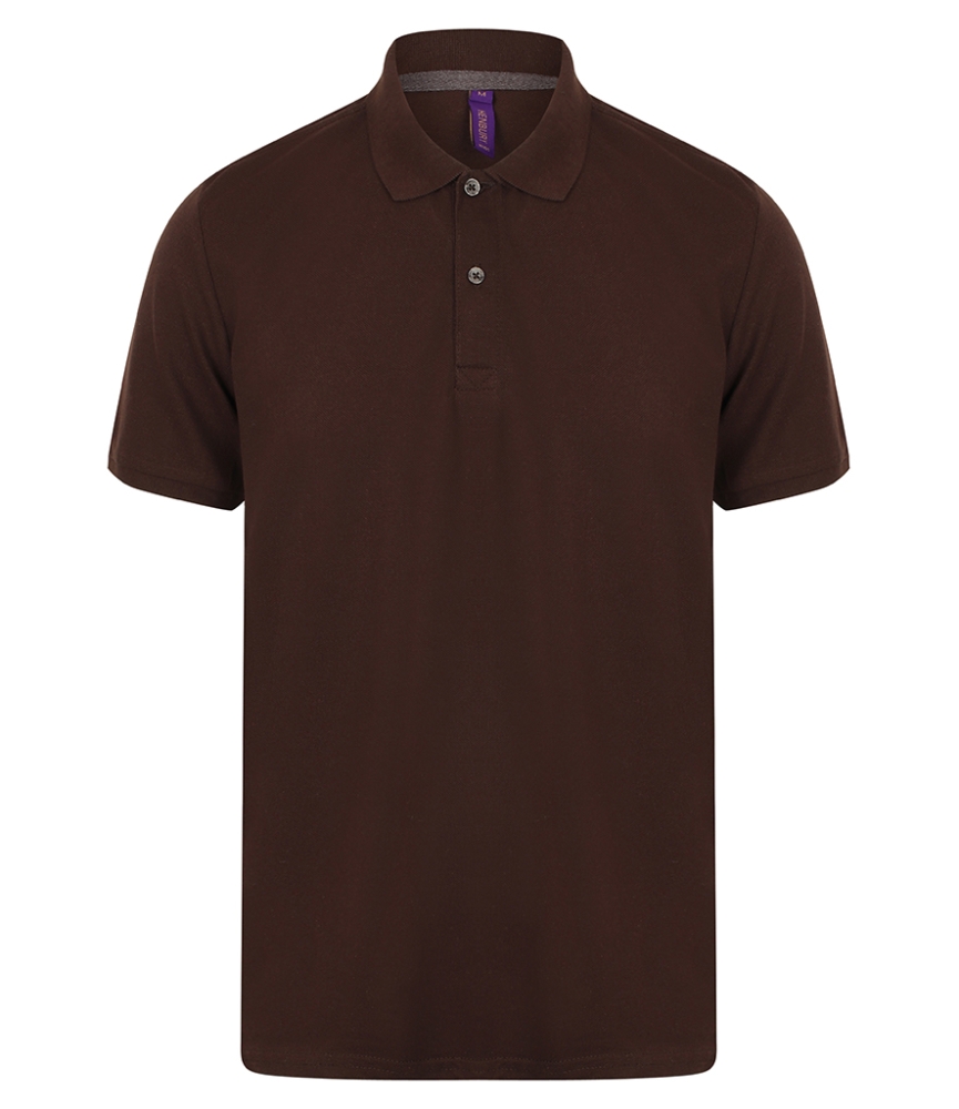 Henbury Modern Fit Cotton Piqué Polo Shirt