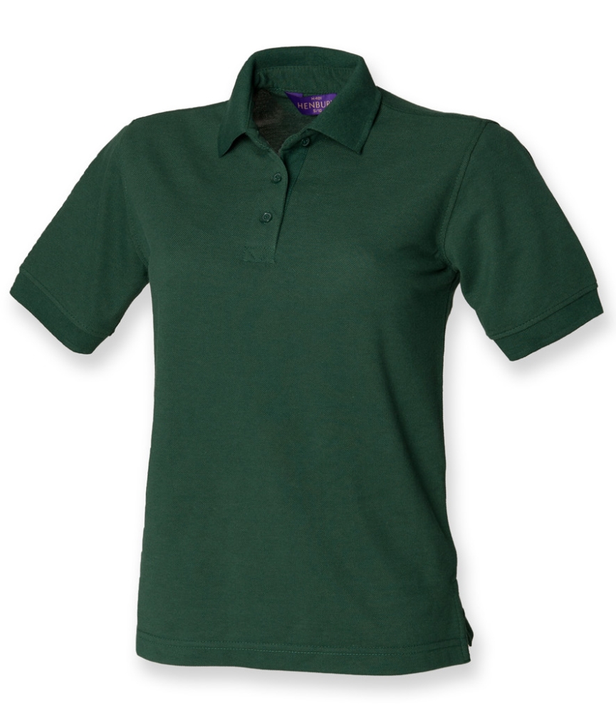 Henbury Ladies Poly/Cotton Piqué Polo Shirt