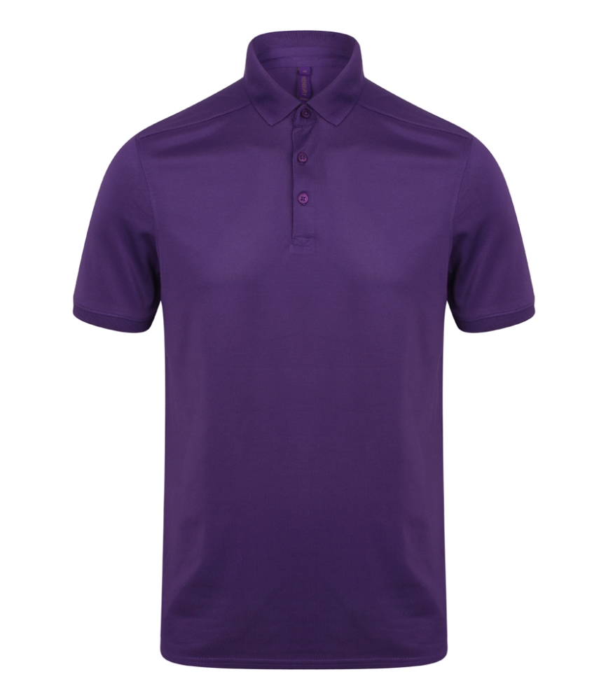 Henbury Slim Fit Stretch Microfine Piqué Polo Shirt