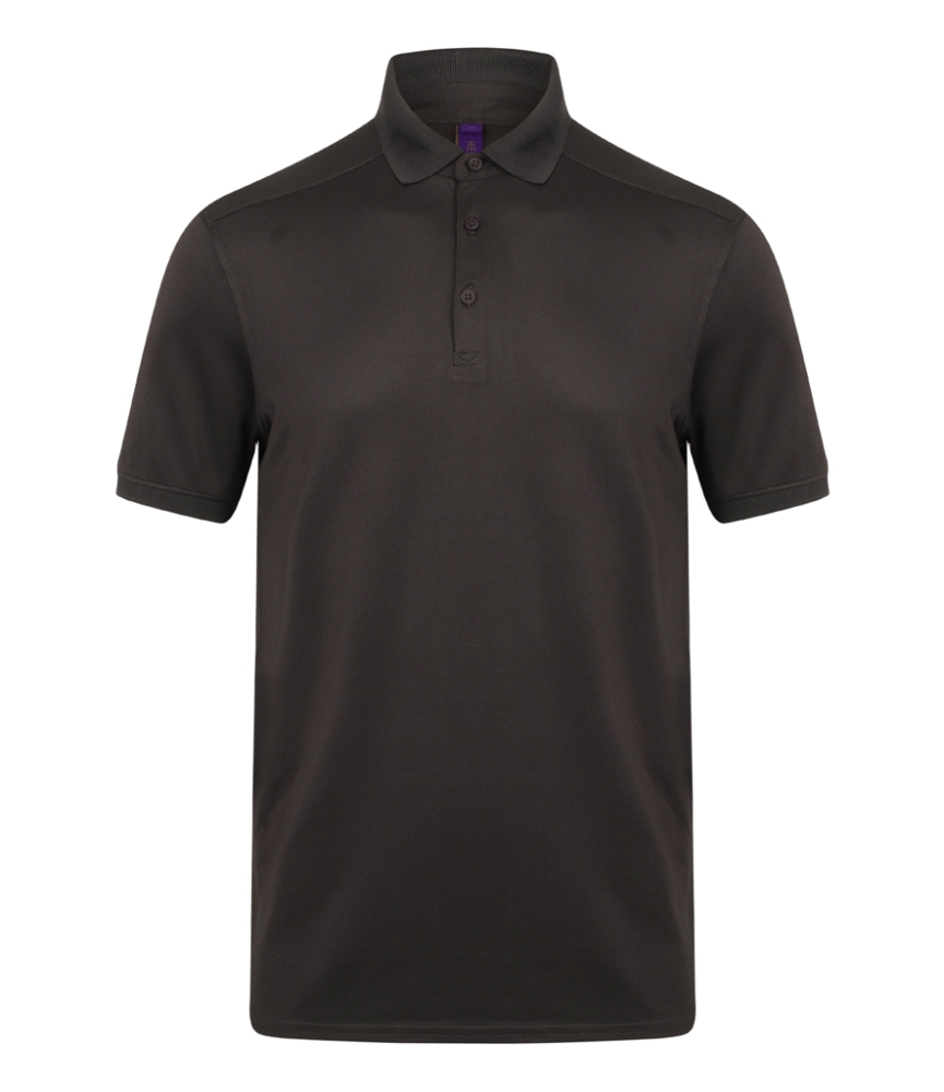 Henbury Slim Fit Stretch Microfine Piqué Polo Shirt