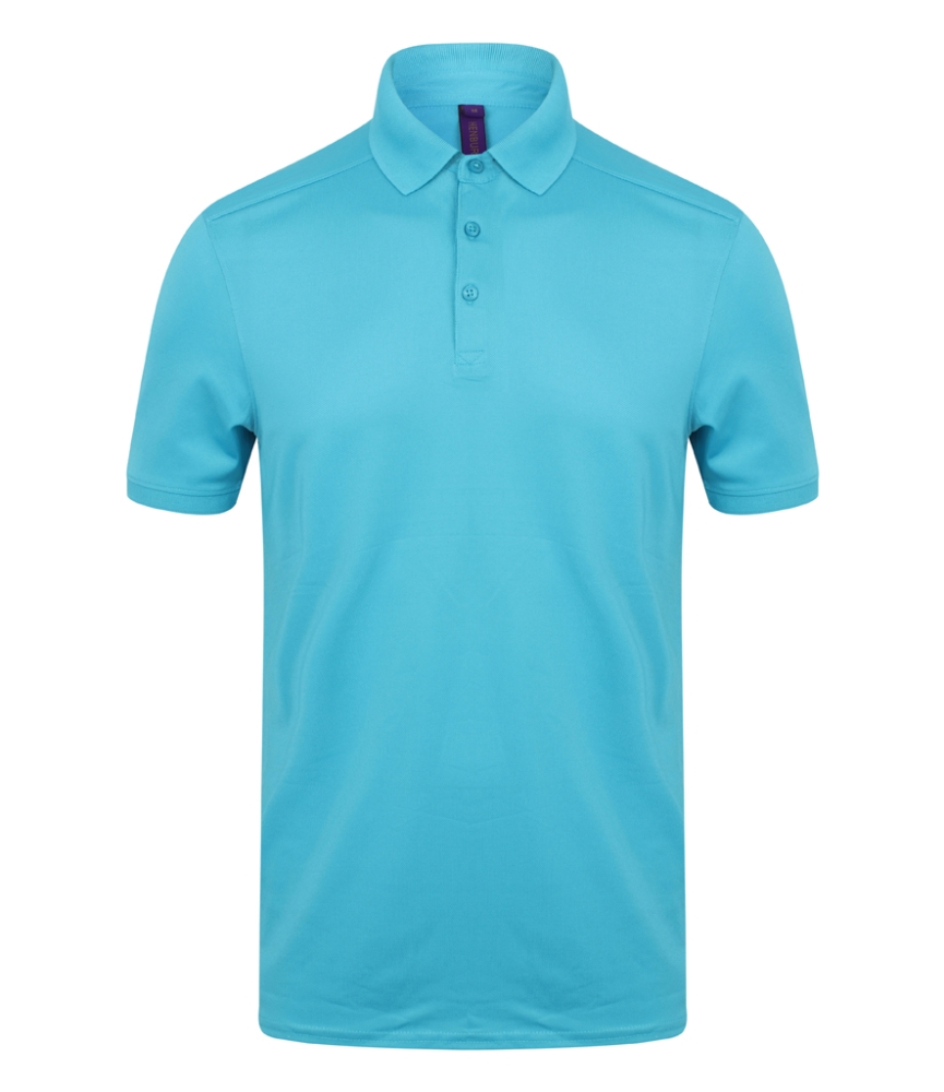 Henbury Slim Fit Stretch Microfine Piqué Polo Shirt