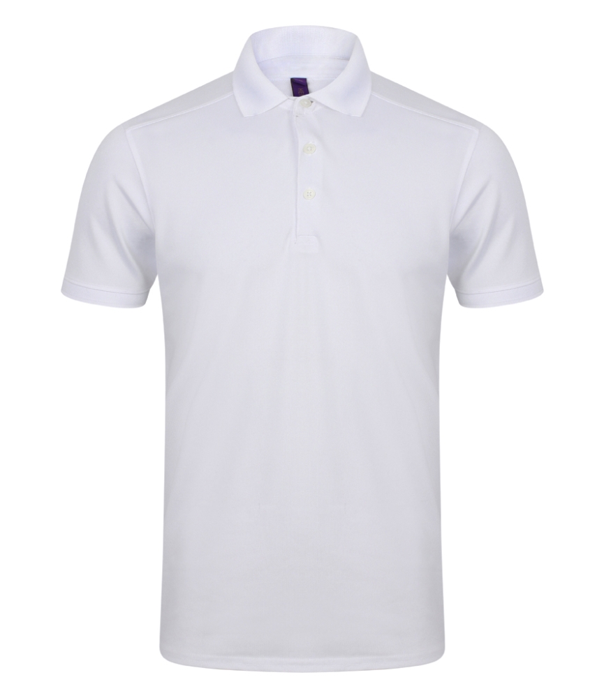 Henbury Slim Fit Stretch Microfine Piqué Polo Shirt
