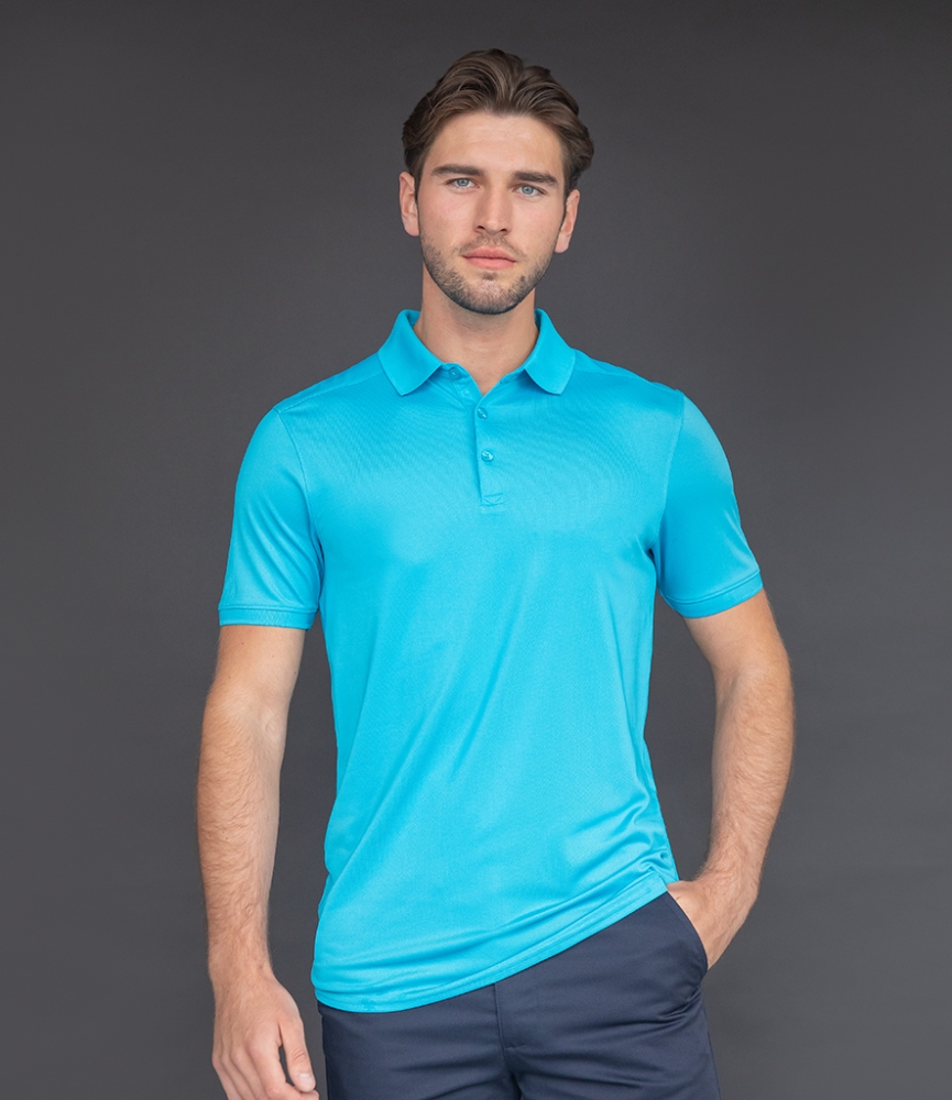 Henbury Slim Fit Stretch Microfine Piqué Polo Shirt