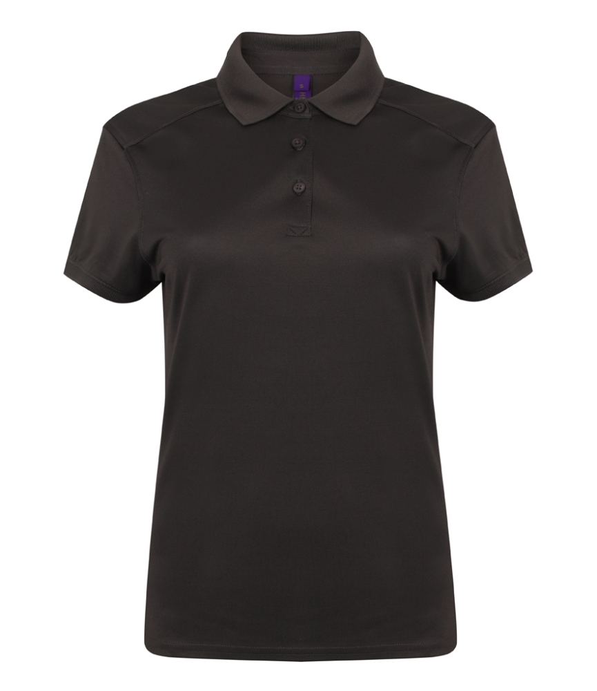 Henbury Ladies Slim Fit Stretch Microfine Piqué Polo Shirt