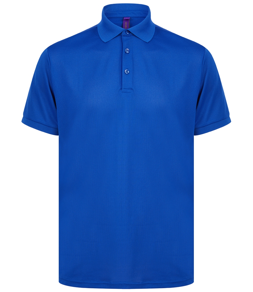 Henbury Recycled Polyester Piqué Polo Shirt
