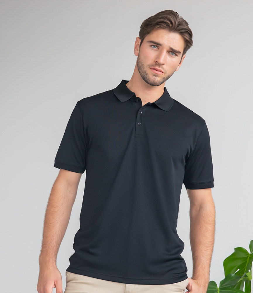 Henbury Recycled Polyester Piqué Polo Shirt