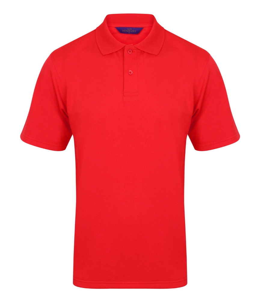 Henbury Coolplus® Wicking Piqué Polo Shirt