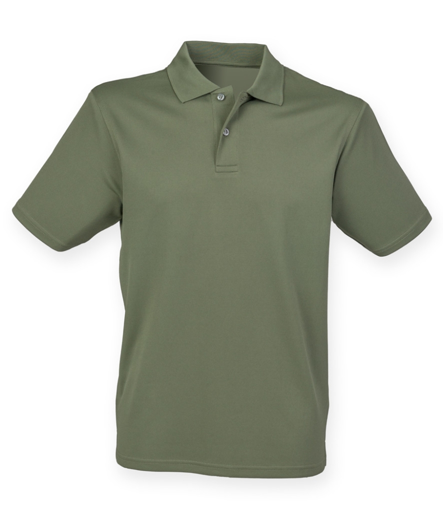 Henbury Coolplus® Wicking Piqué Polo Shirt