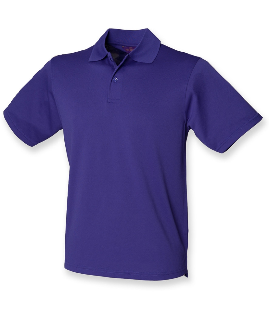 Henbury Coolplus® Wicking Piqué Polo Shirt