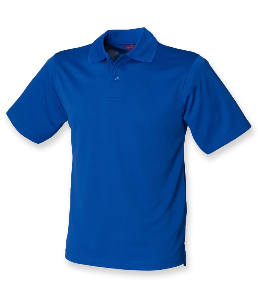 Henbury Coolplus® Wicking Piqué Polo Shirt