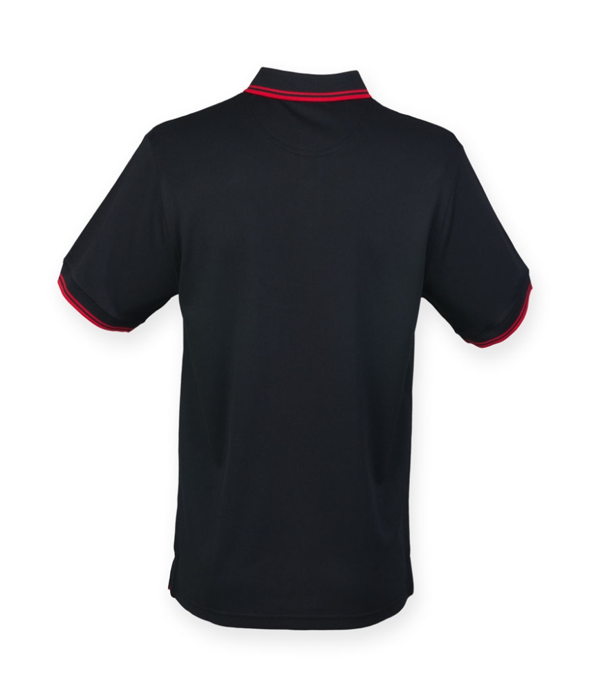 Henbury Coolplus® Tipped Polo Shirt