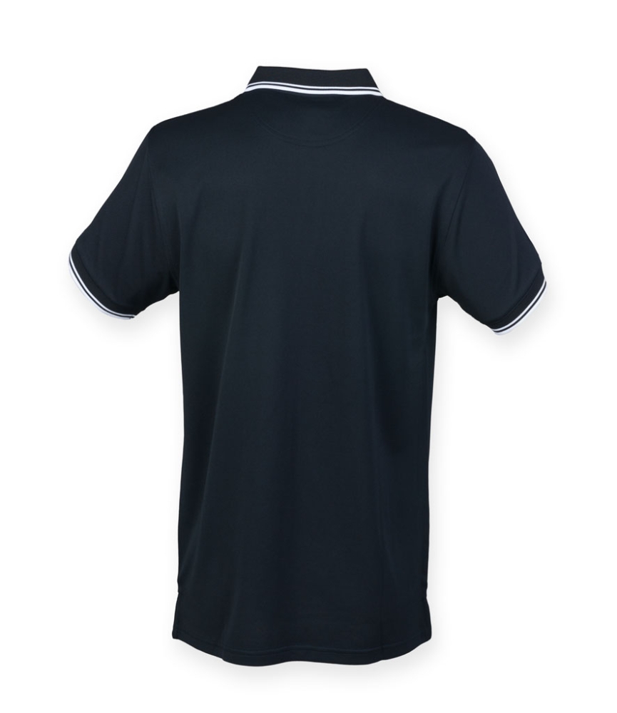 Henbury Coolplus® Tipped Polo Shirt