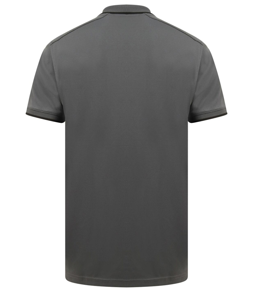 Henbury HiCool® Tipped Polo Shirt