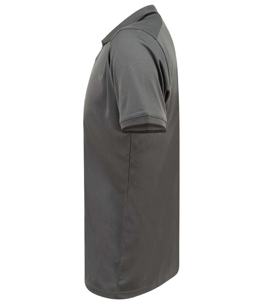 Henbury HiCool® Tipped Polo Shirt