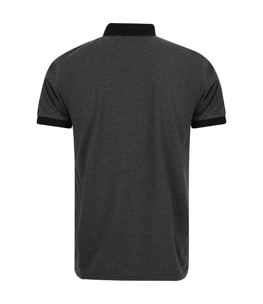 Henbury Contrast Tri-Blend Jersey Polo Shirt