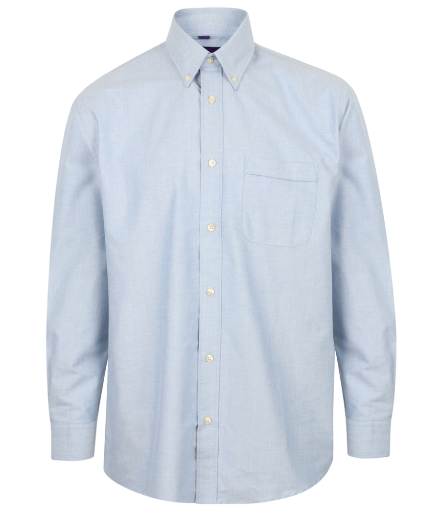 Henbury Long Sleeve Classic Oxford Shirt