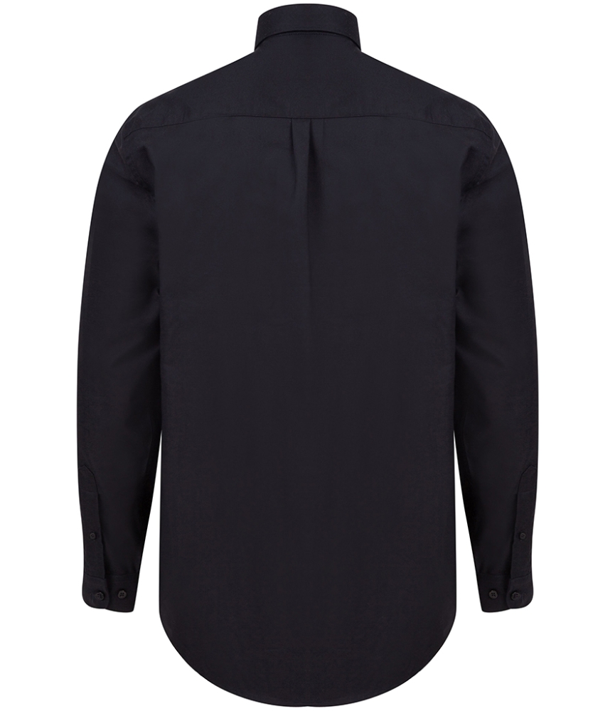 Henbury Modern Long Sleeve Classic Fit Oxford Shirt