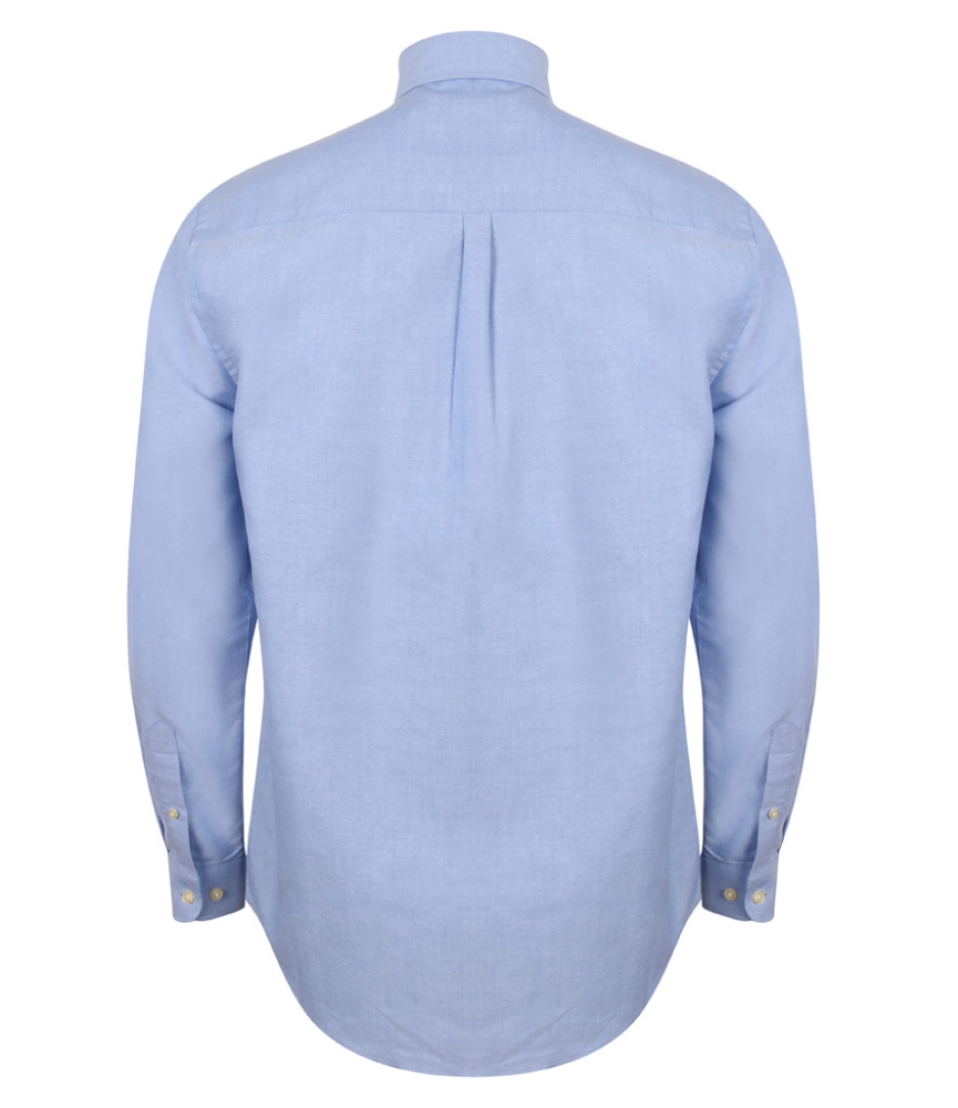 Henbury Modern Long Sleeve Classic Fit Oxford Shirt