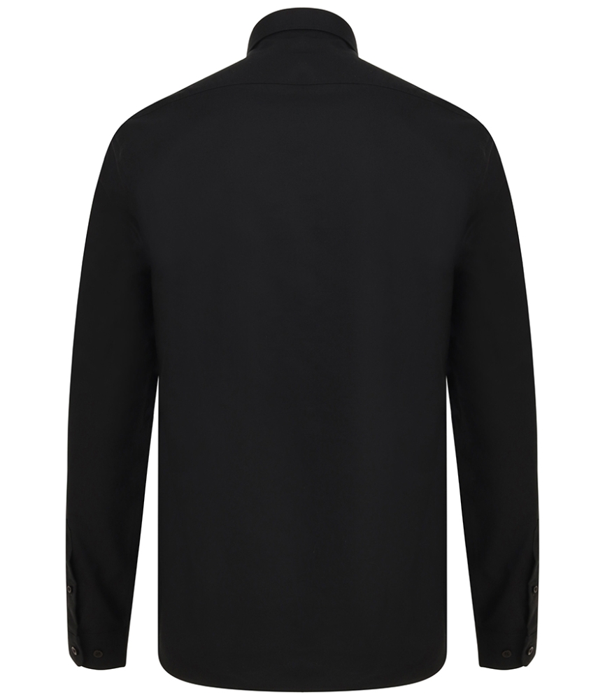 Henbury Modern Long Sleeve Regular Fit Oxford Shirt