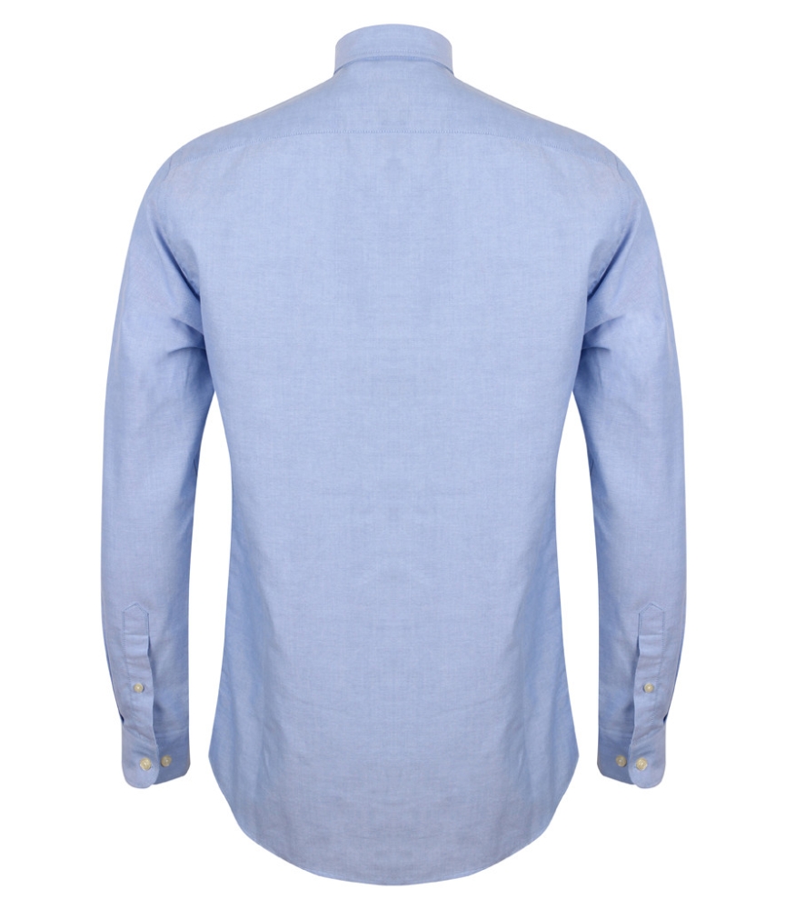 Henbury Modern Long Sleeve Regular Fit Oxford Shirt