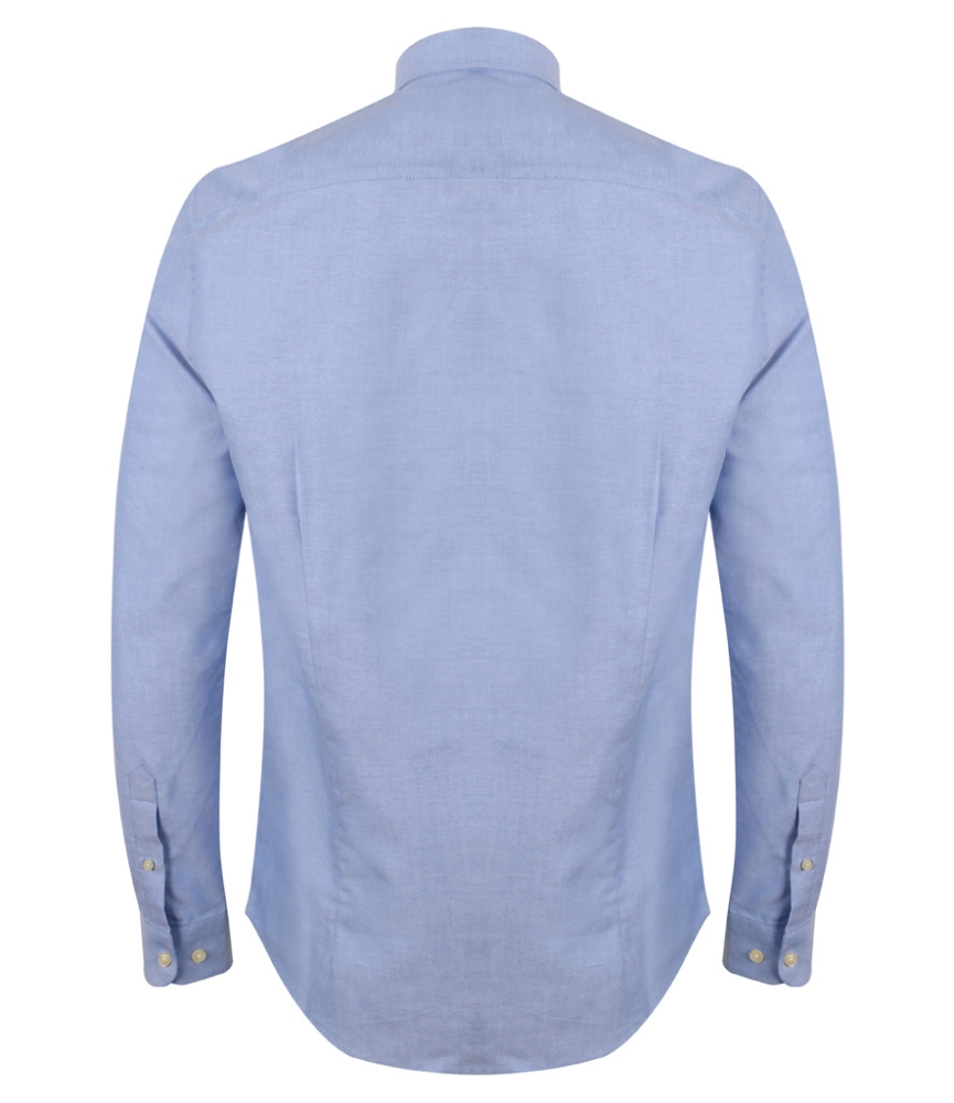 Henbury Modern Long Sleeve Slim Fit Oxford Shirt