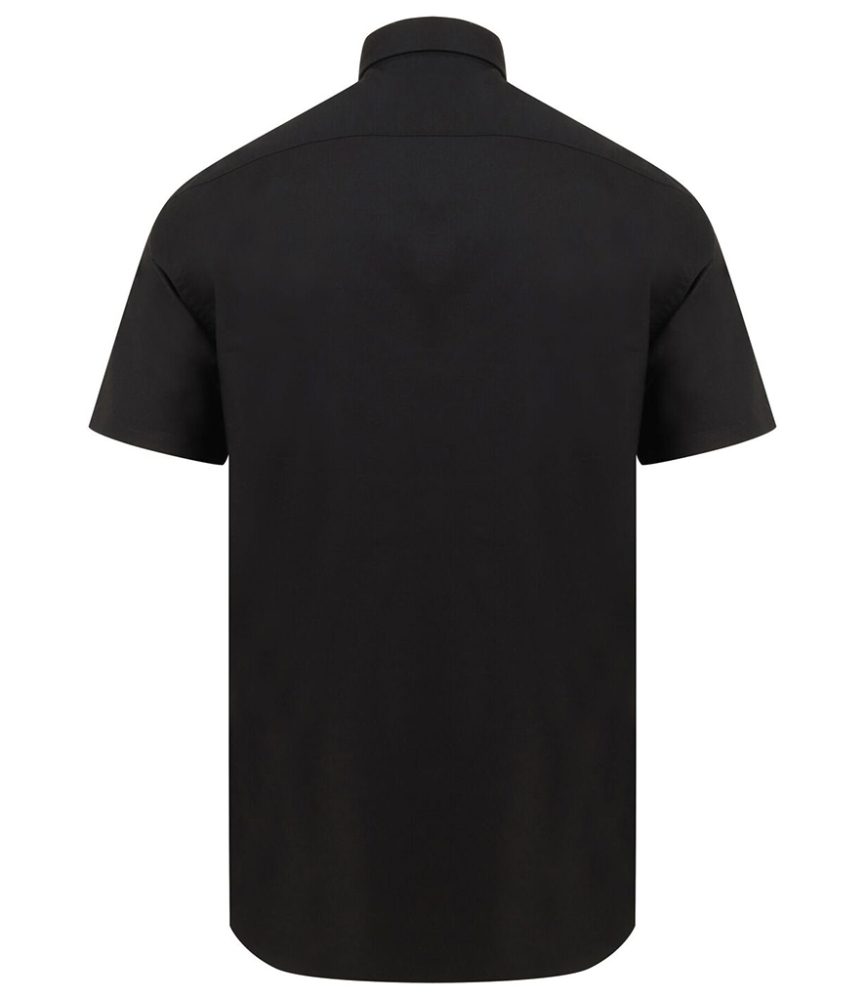 Henbury Modern Short Sleeve Regular Fit Oxford Shirt