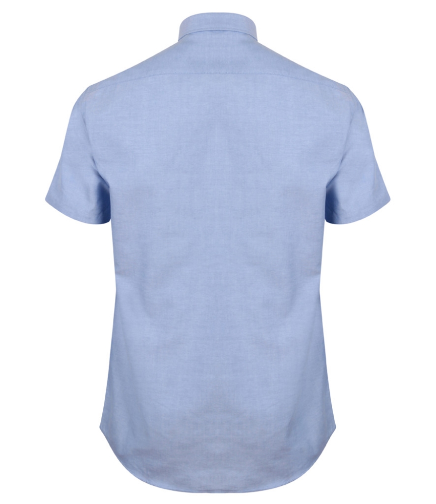 Henbury Modern Short Sleeve Regular Fit Oxford Shirt