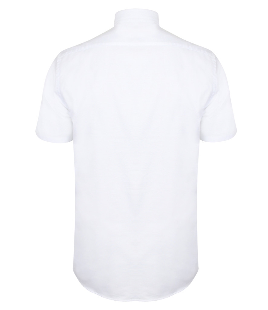 Henbury Modern Short Sleeve Regular Fit Oxford Shirt