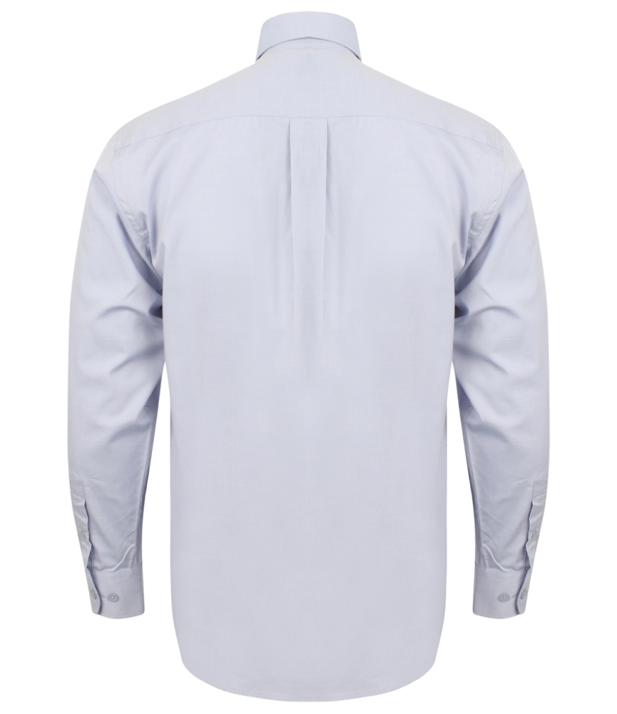 Henbury Long Sleeve Pinpoint Oxford Shirt