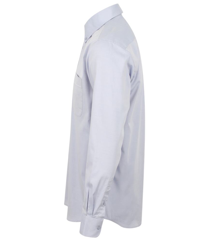 Henbury Long Sleeve Pinpoint Oxford Shirt