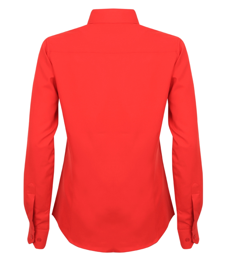 Henbury Ladies Long Sleeve Wicking Shirt