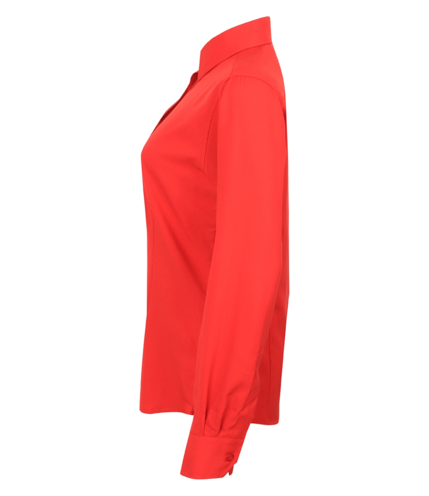Henbury Ladies Long Sleeve Wicking Shirt