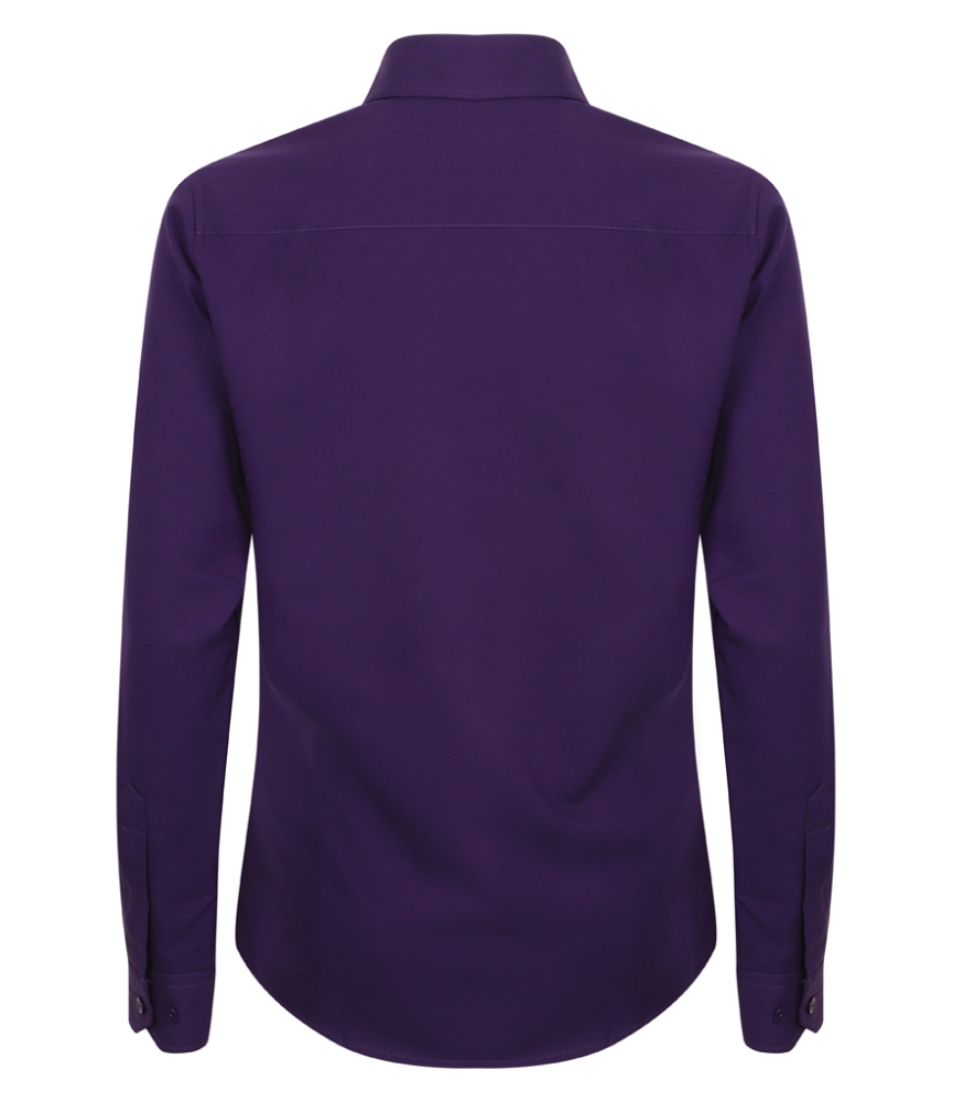 Henbury Ladies Long Sleeve Wicking Shirt