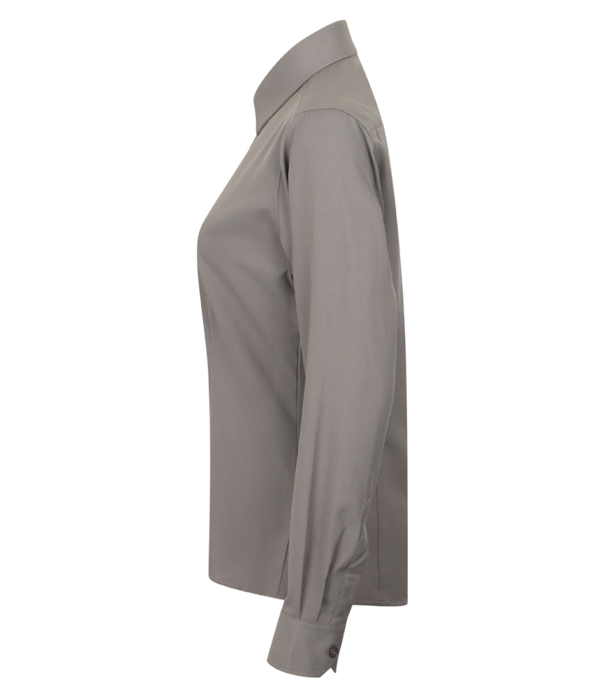 Henbury Ladies Long Sleeve Wicking Shirt
