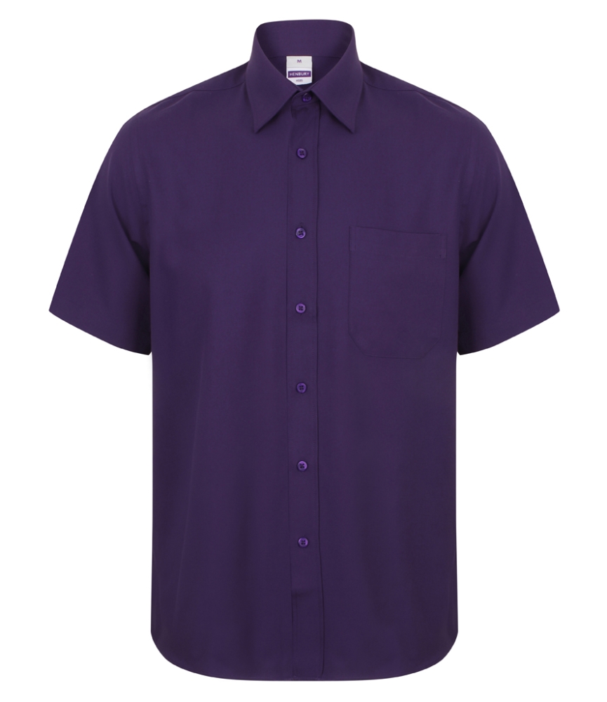 Henbury Short Sleeve Wicking Shirt
