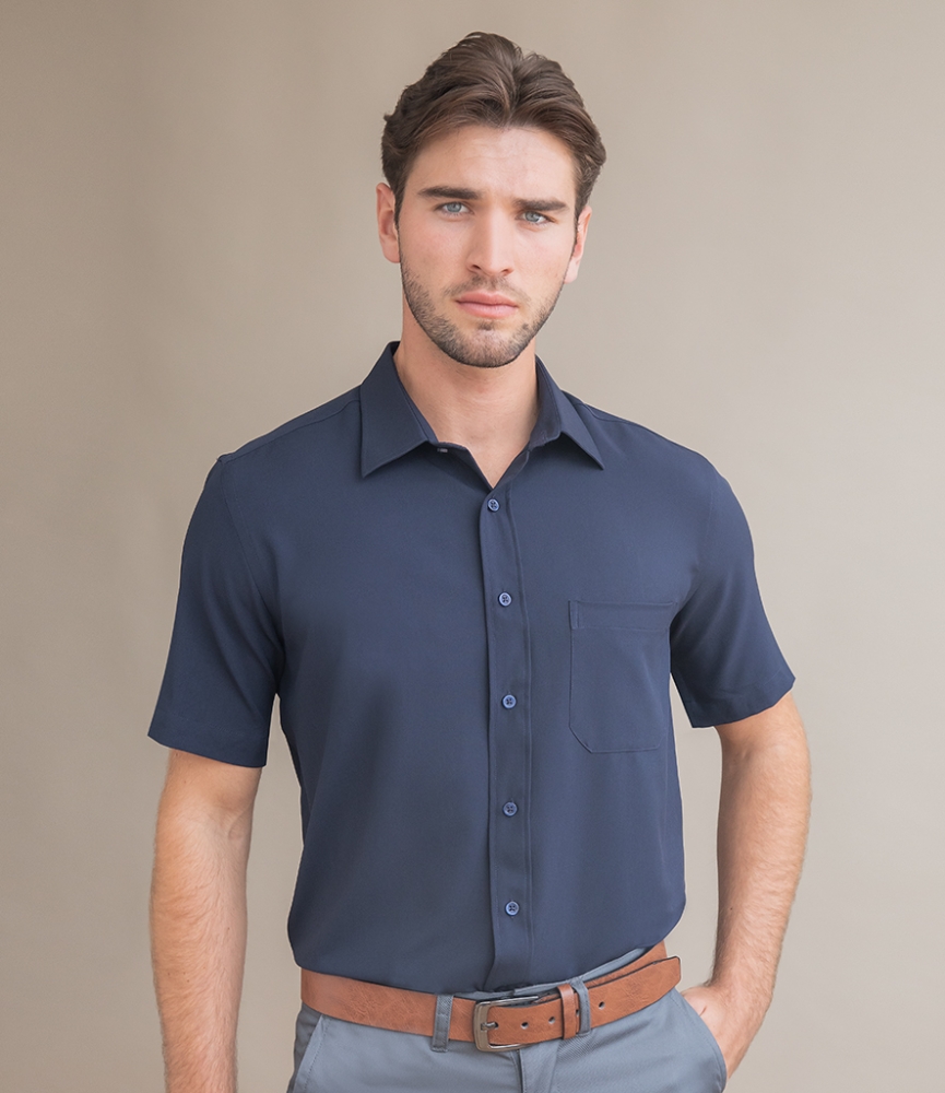 Henbury Short Sleeve Wicking Shirt