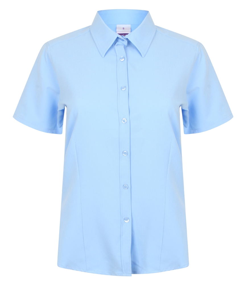 Henbury Ladies Short Sleeve Wicking Shirt
