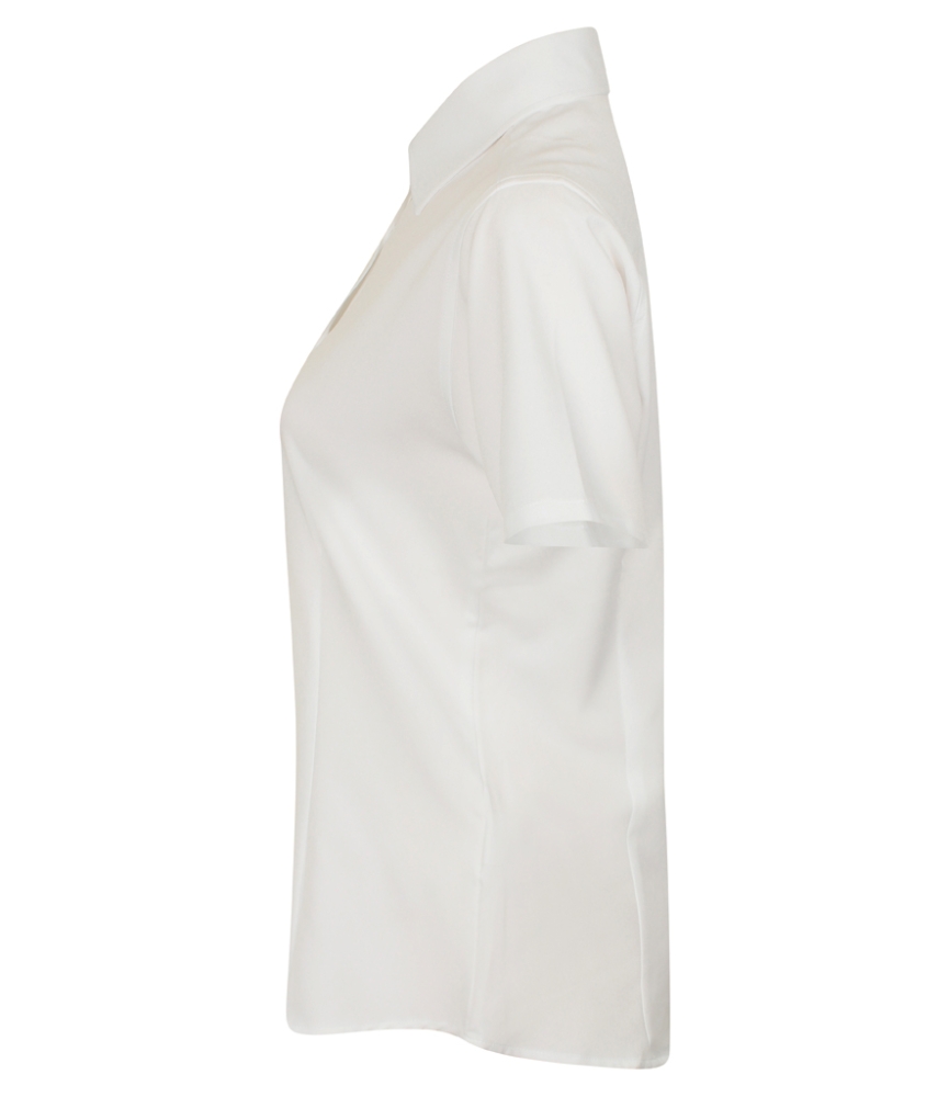 Henbury Ladies Short Sleeve Wicking Shirt
