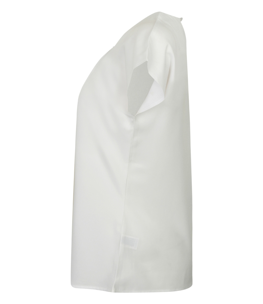 Henbury Ladies Pleat Front Short Sleeve Blouse