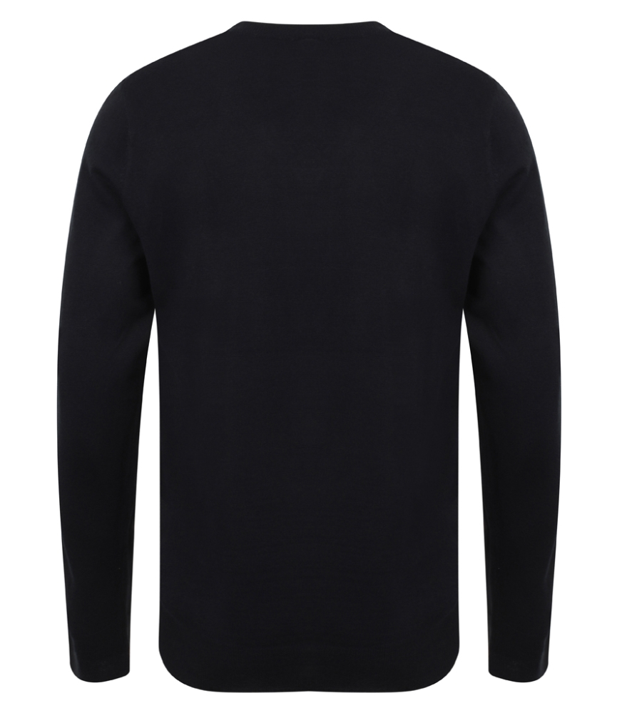 Henbury Lightweight Cotton Acrylic V Neck Sweater