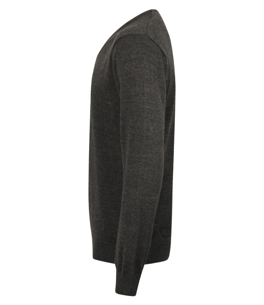 Henbury Lightweight Cotton Acrylic V Neck Sweater