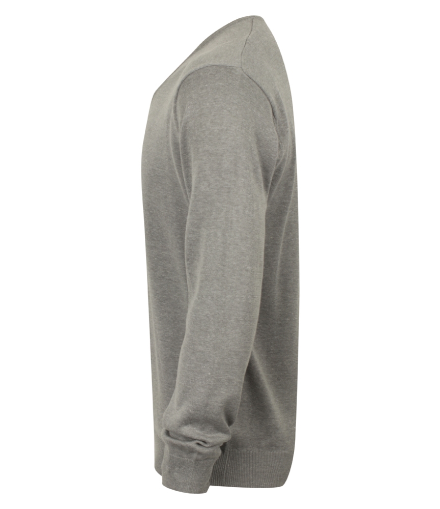 Henbury Lightweight Cotton Acrylic V Neck Sweater