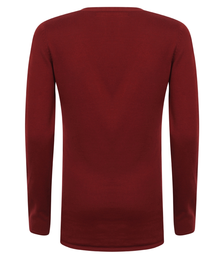 Henbury Ladies Cotton Acrylic V Neck Cardigan